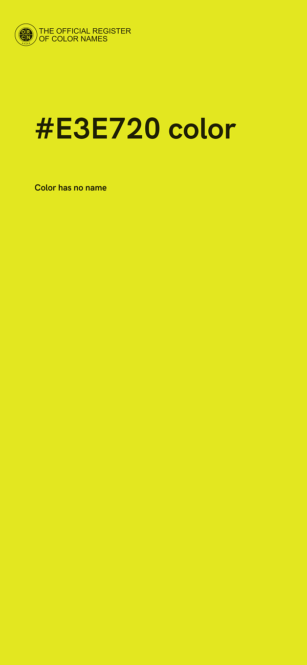 #E3E720 color image