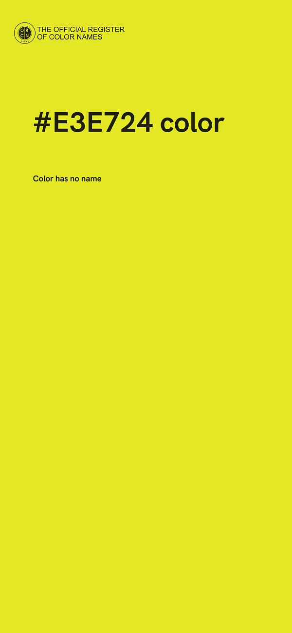 #E3E724 color image