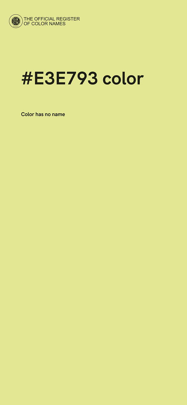 #E3E793 color image