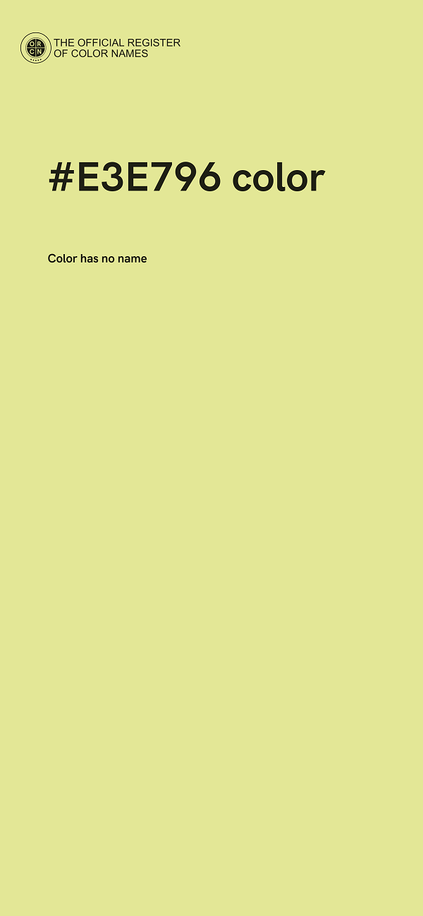#E3E796 color image