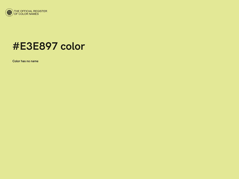 #E3E897 color image