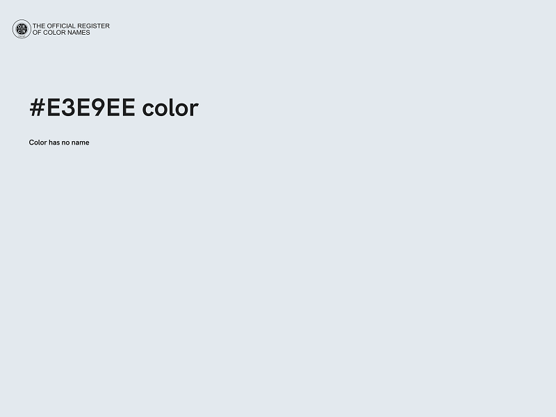 #E3E9EE color image