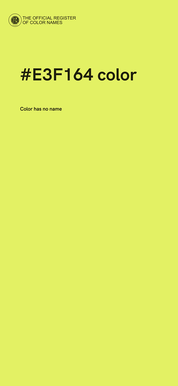 #E3F164 color image