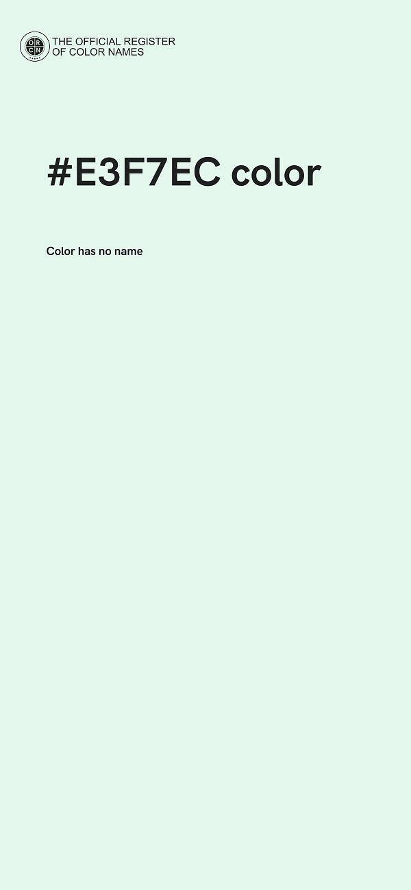 #E3F7EC color image