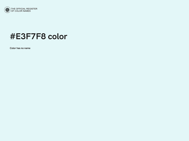 #E3F7F8 color image