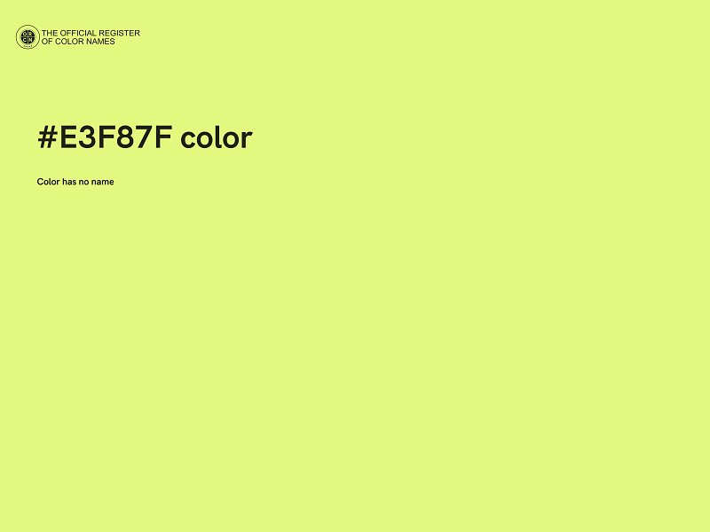 #E3F87F color image