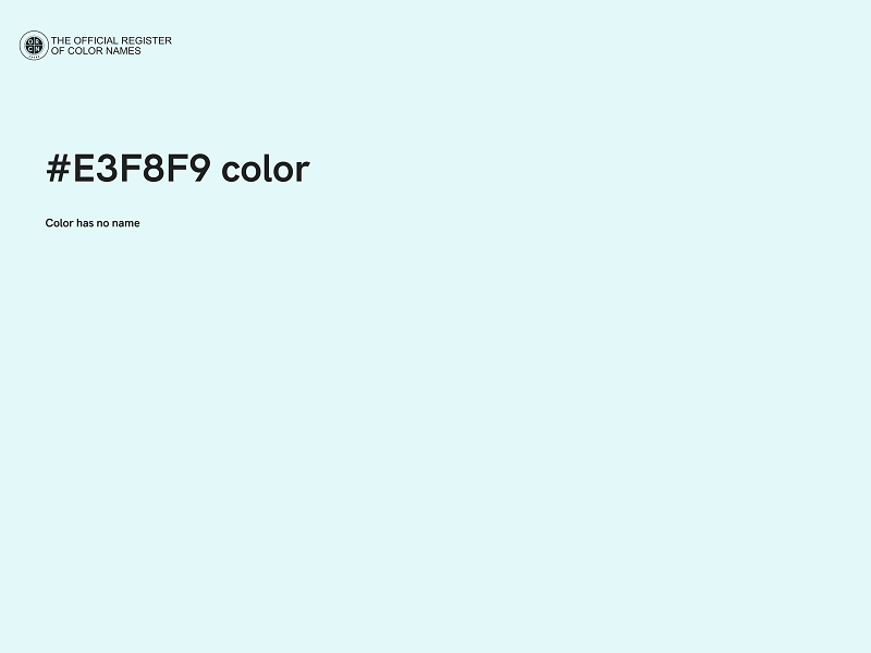 #E3F8F9 color image