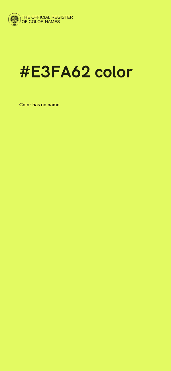 #E3FA62 color image