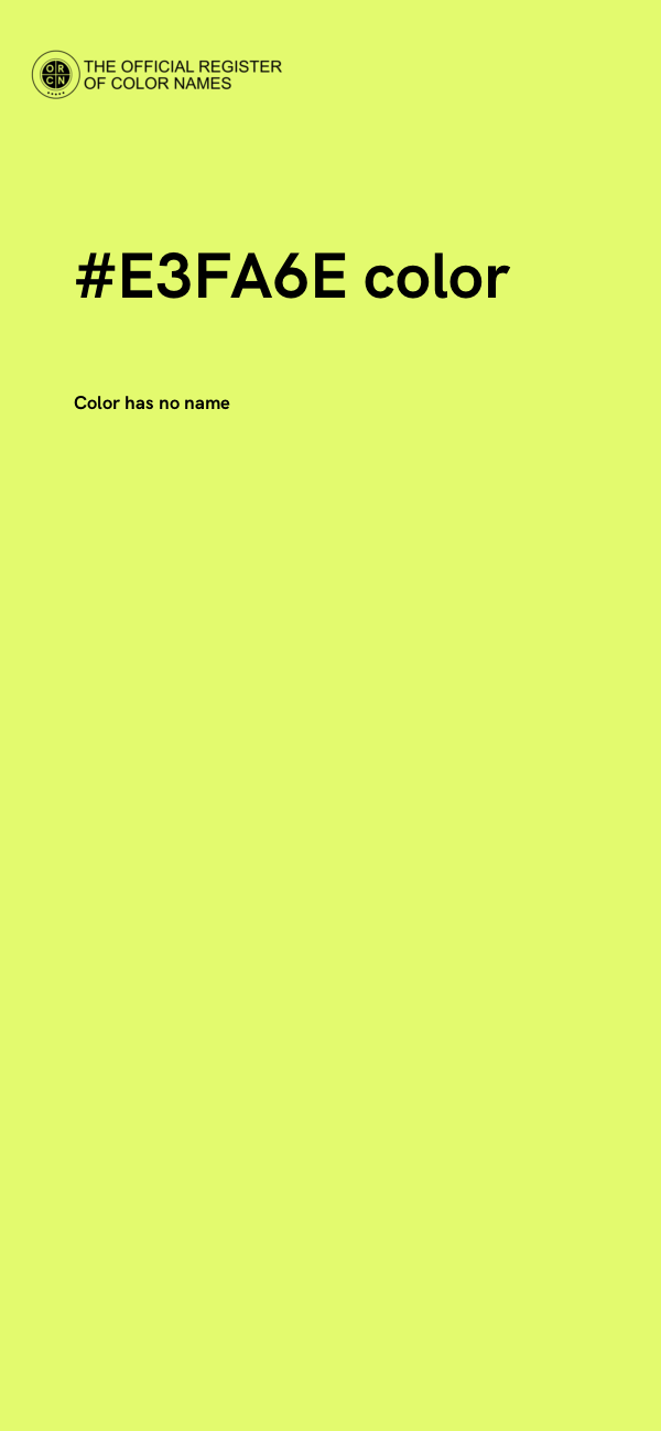#E3FA6E color image
