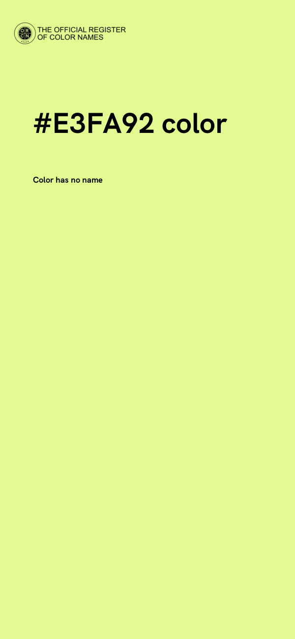 #E3FA92 color image