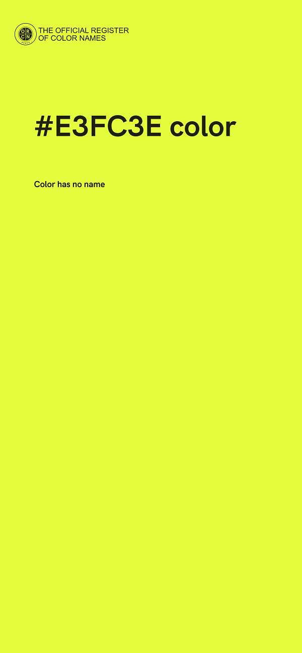 #E3FC3E color image