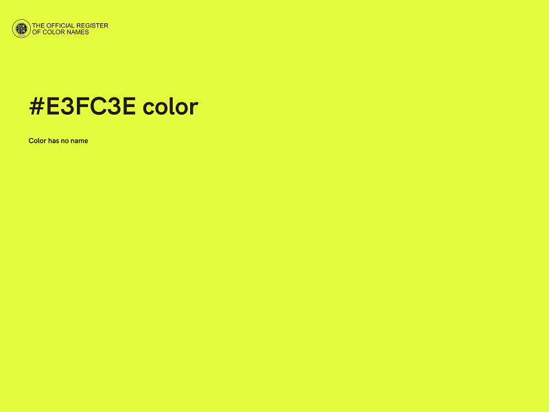 #E3FC3E color image