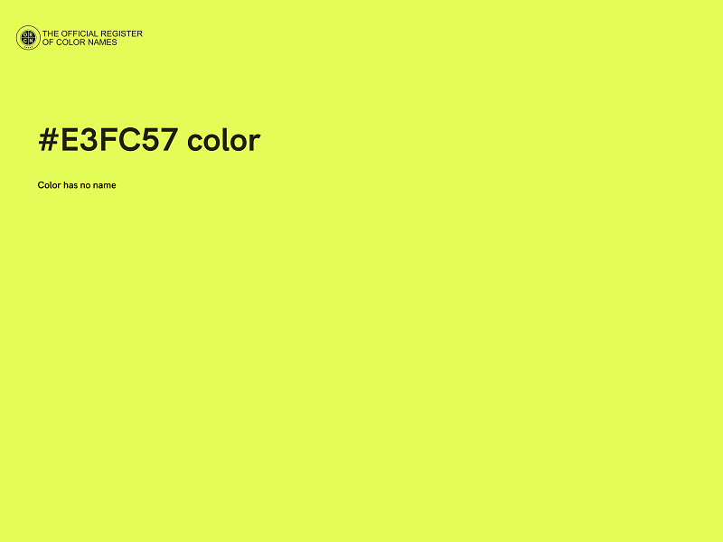 #E3FC57 color image