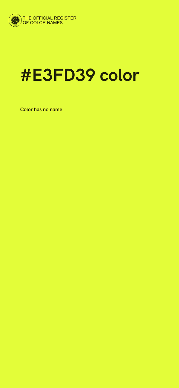 #E3FD39 color image