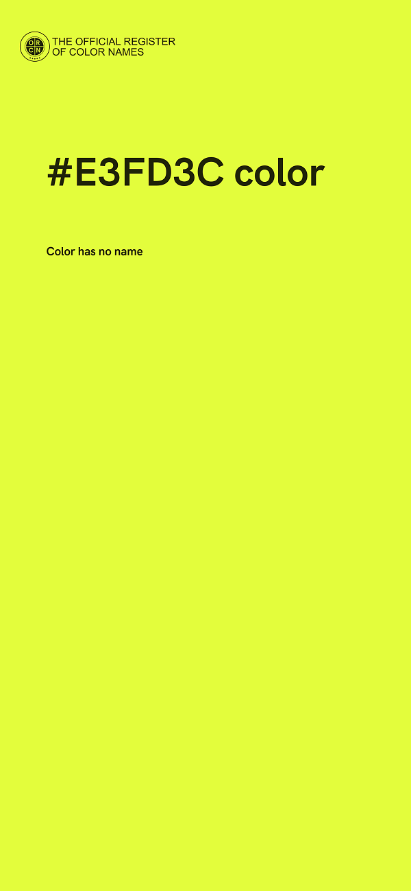 #E3FD3C color image