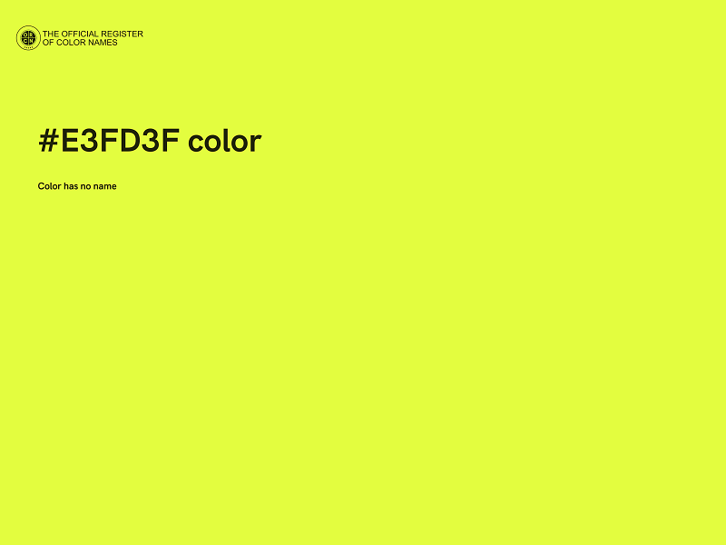#E3FD3F color image
