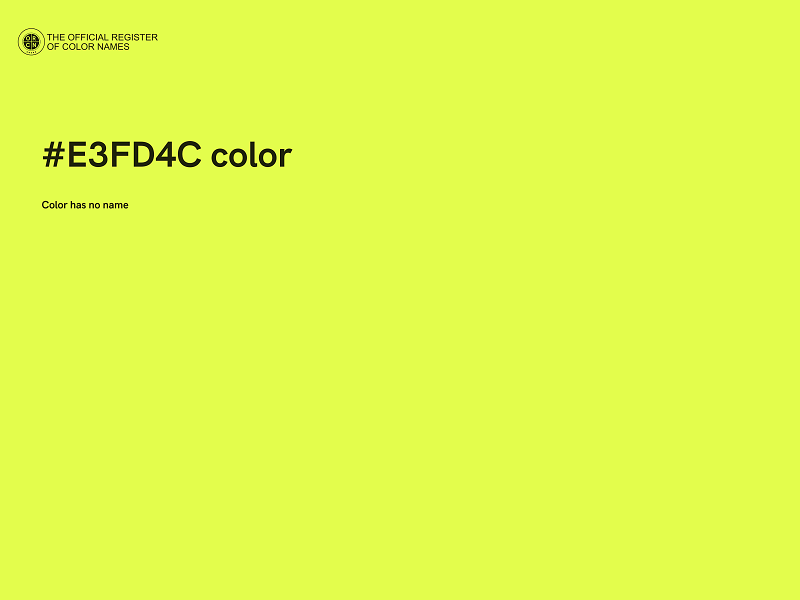 #E3FD4C color image