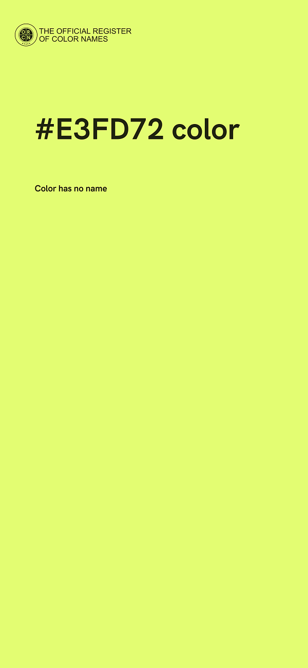 #E3FD72 color image