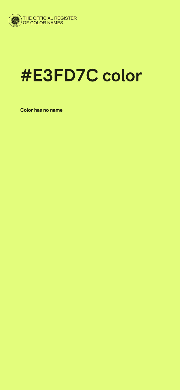 #E3FD7C color image