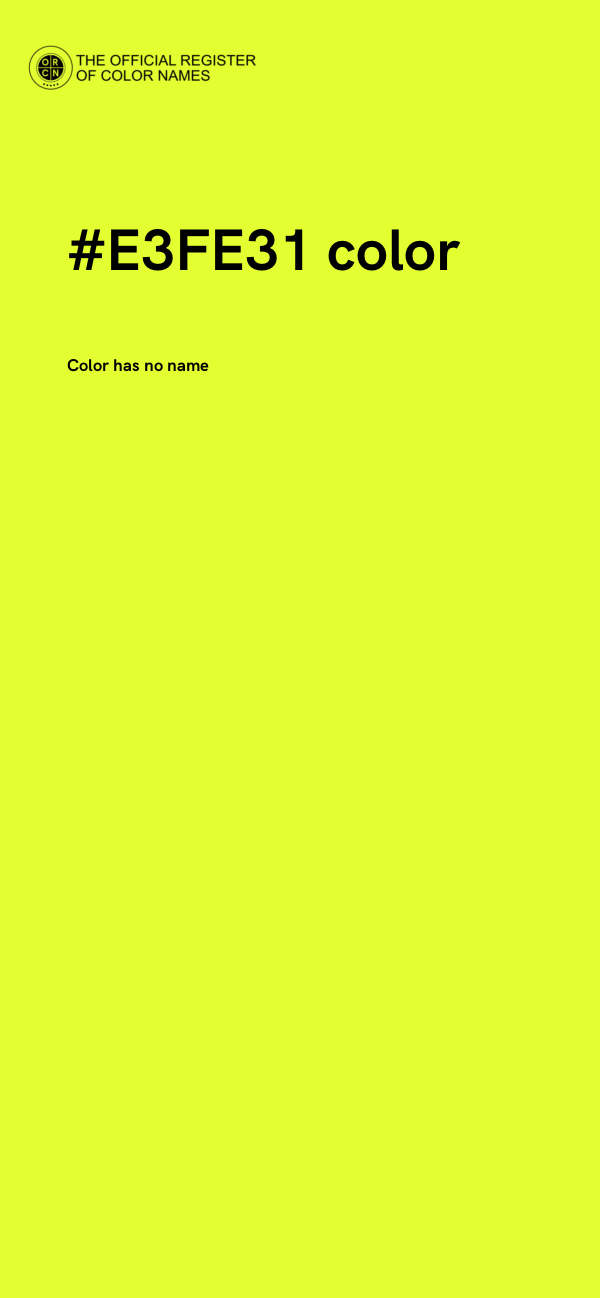 #E3FE31 color image