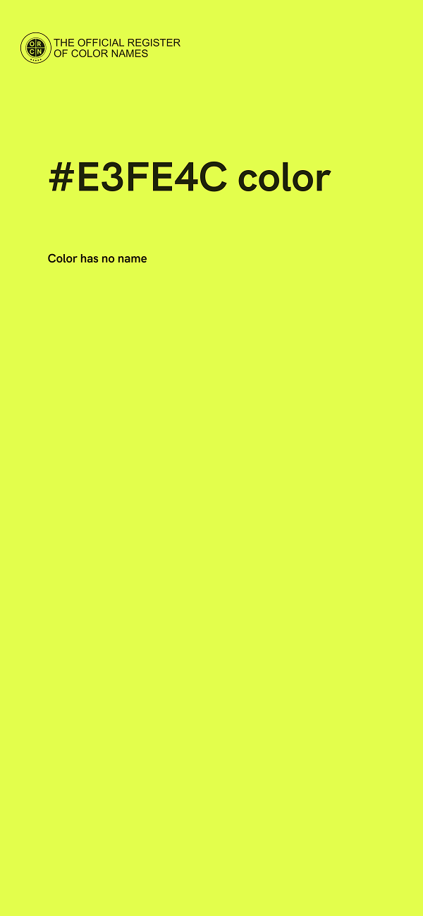 #E3FE4C color image