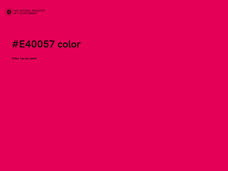 #E40057 color image