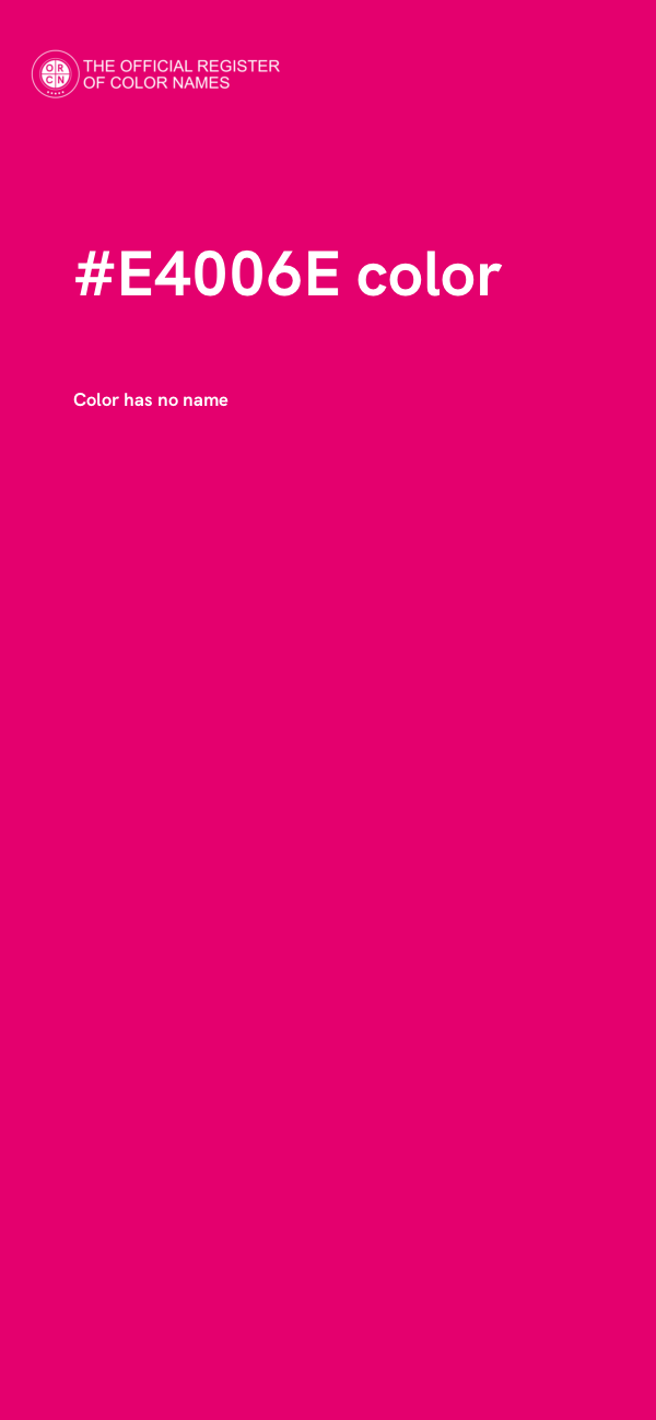 #E4006E color image
