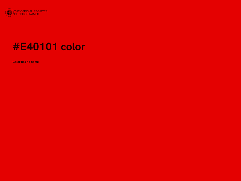 #E40101 color image