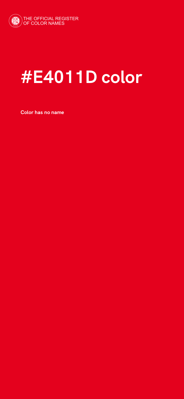 #E4011D color image