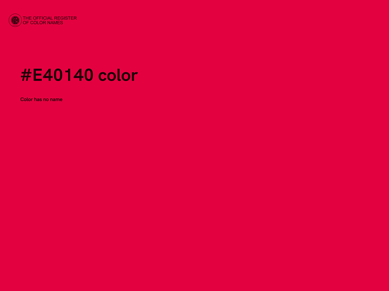 #E40140 color image