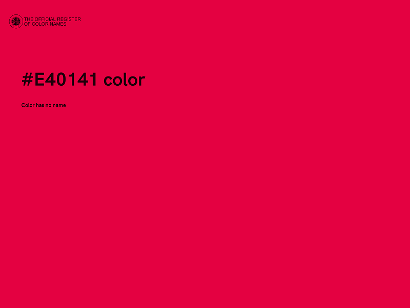 #E40141 color image