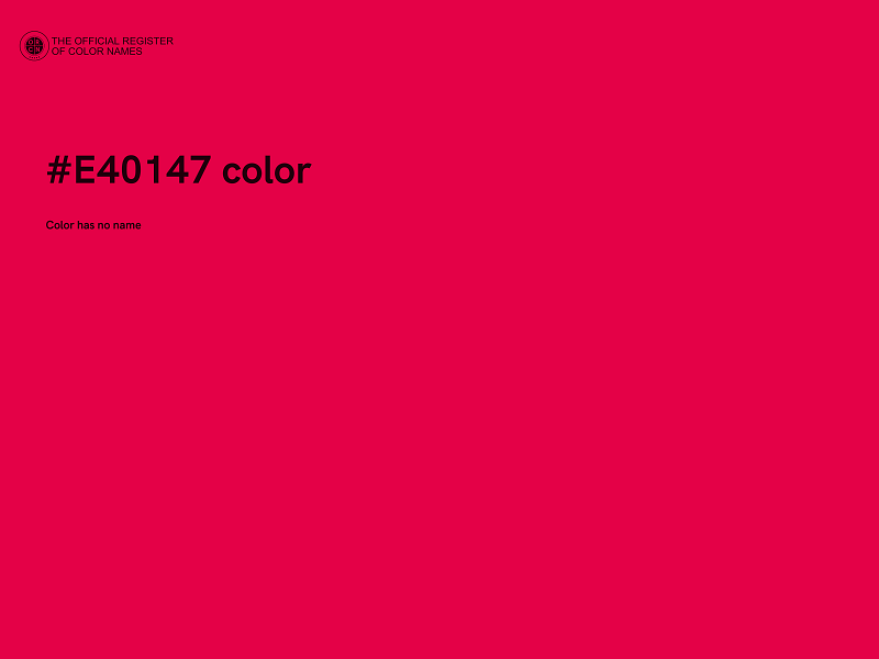 #E40147 color image