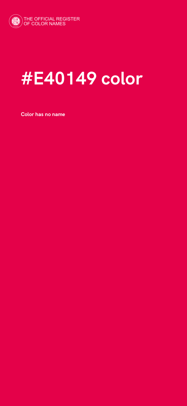 #E40149 color image