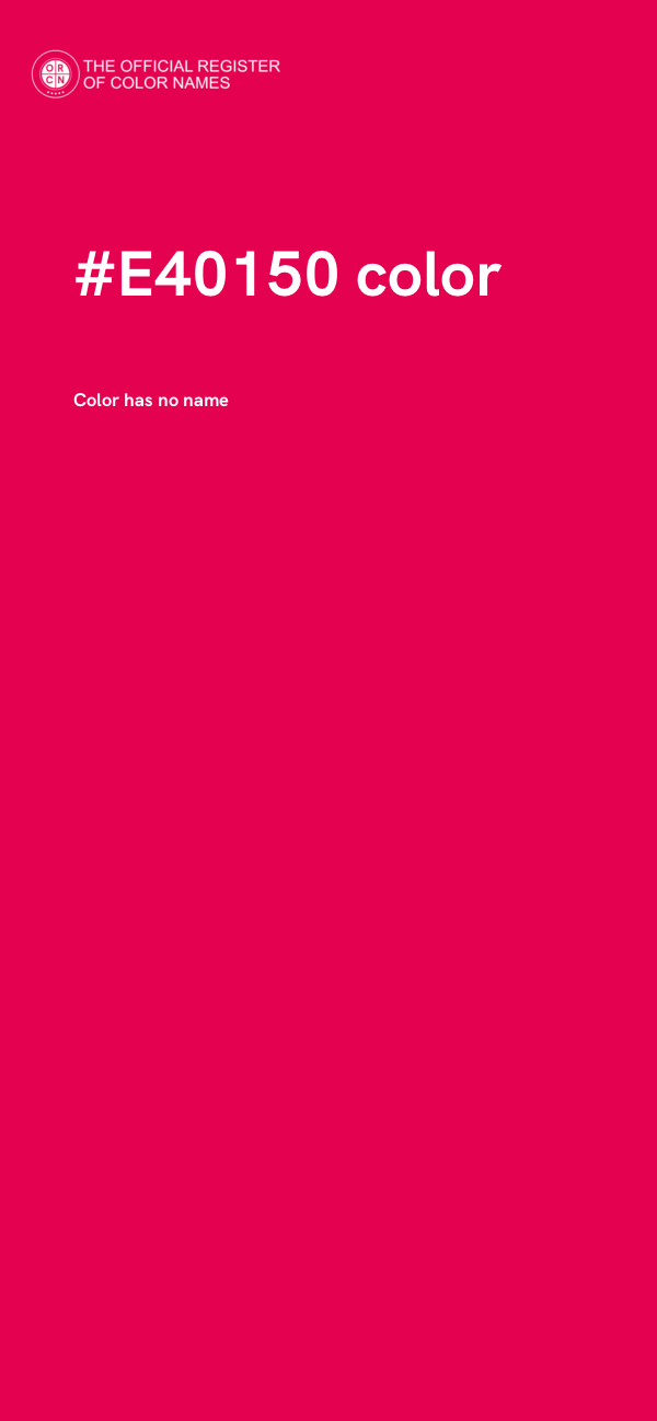 #E40150 color image