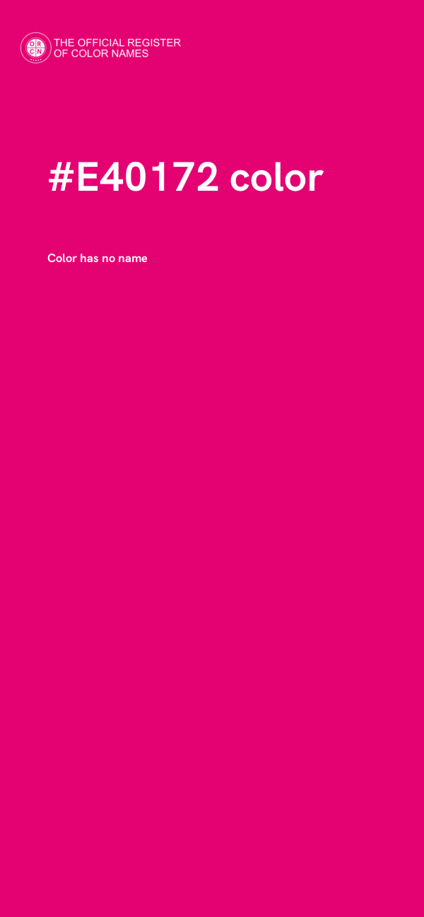 #E40172 color image