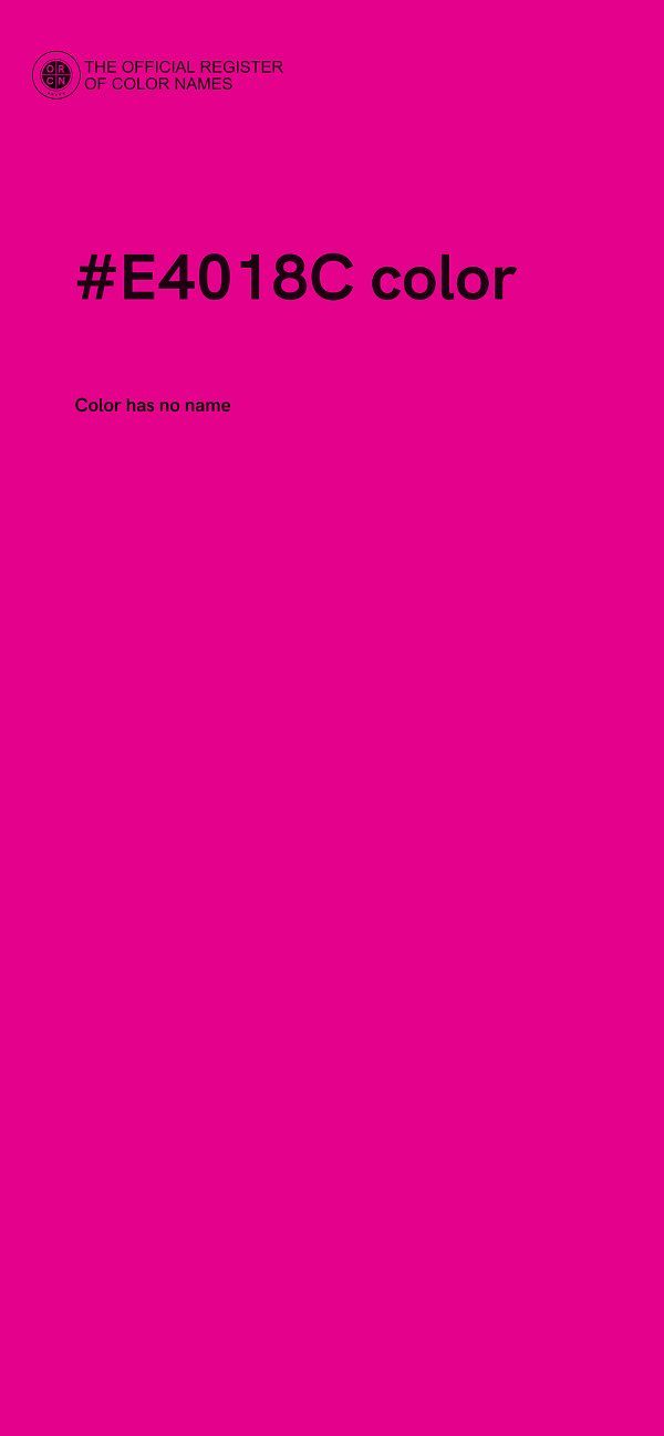 #E4018C color image