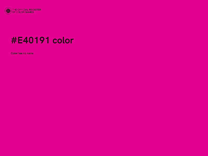 #E40191 color image