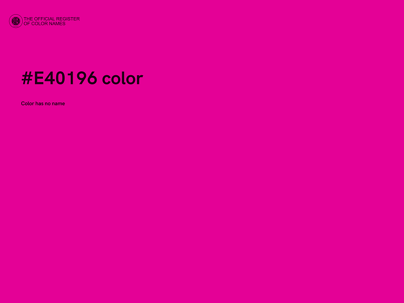 #E40196 color image