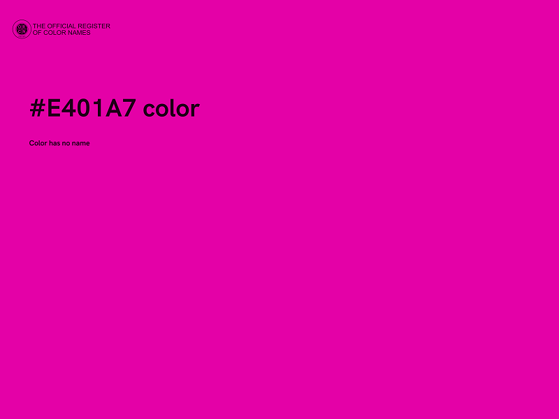 #E401A7 color image