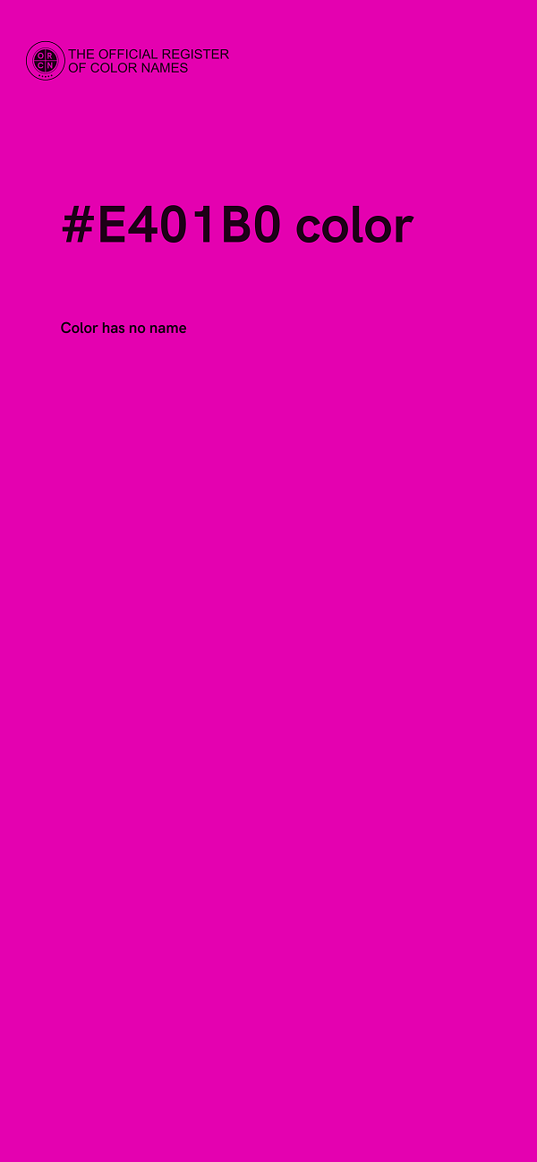 #E401B0 color image