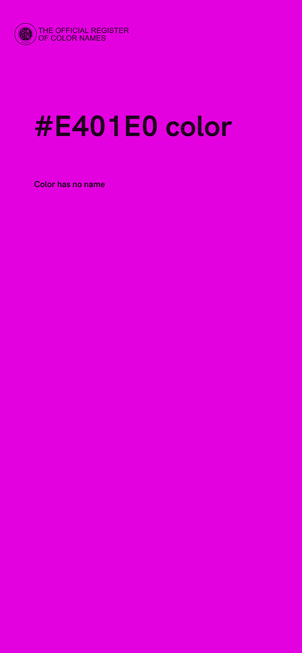 #E401E0 color image