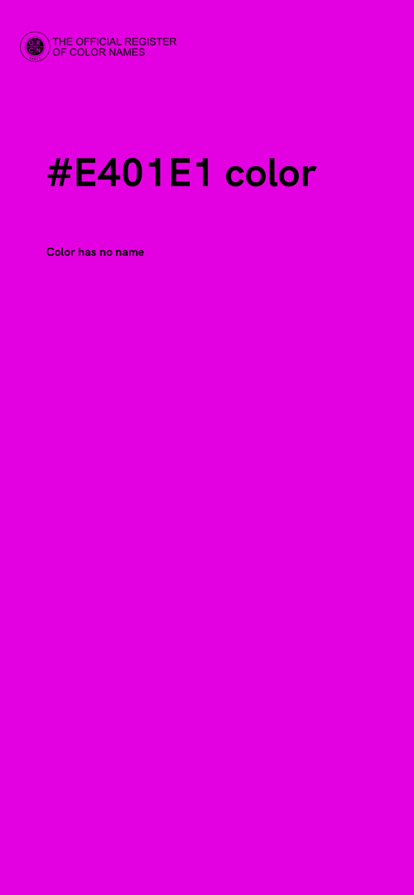 #E401E1 color image