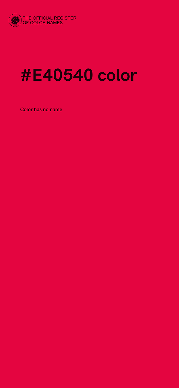 #E40540 color image