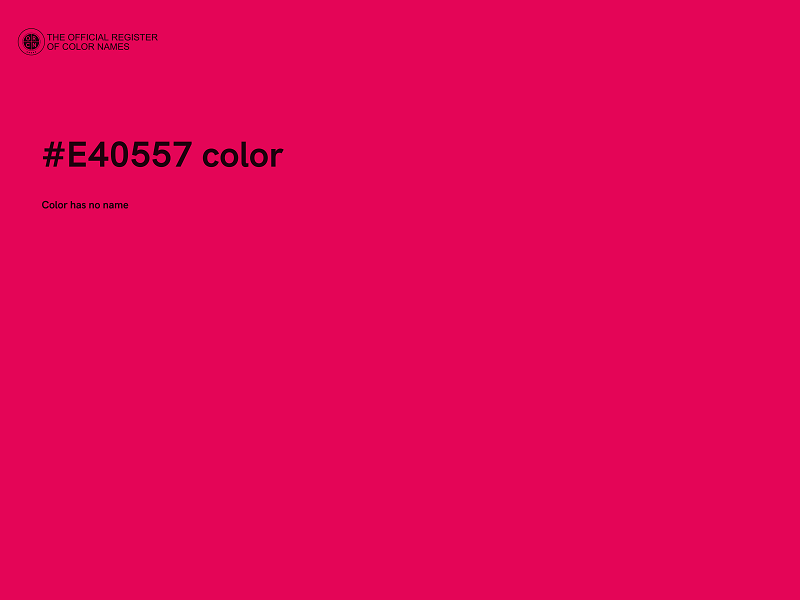 #E40557 color image