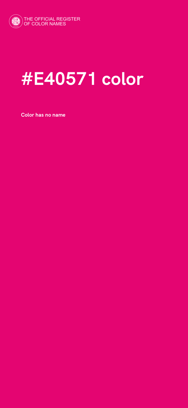 #E40571 color image