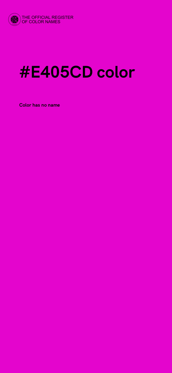 #E405CD color image