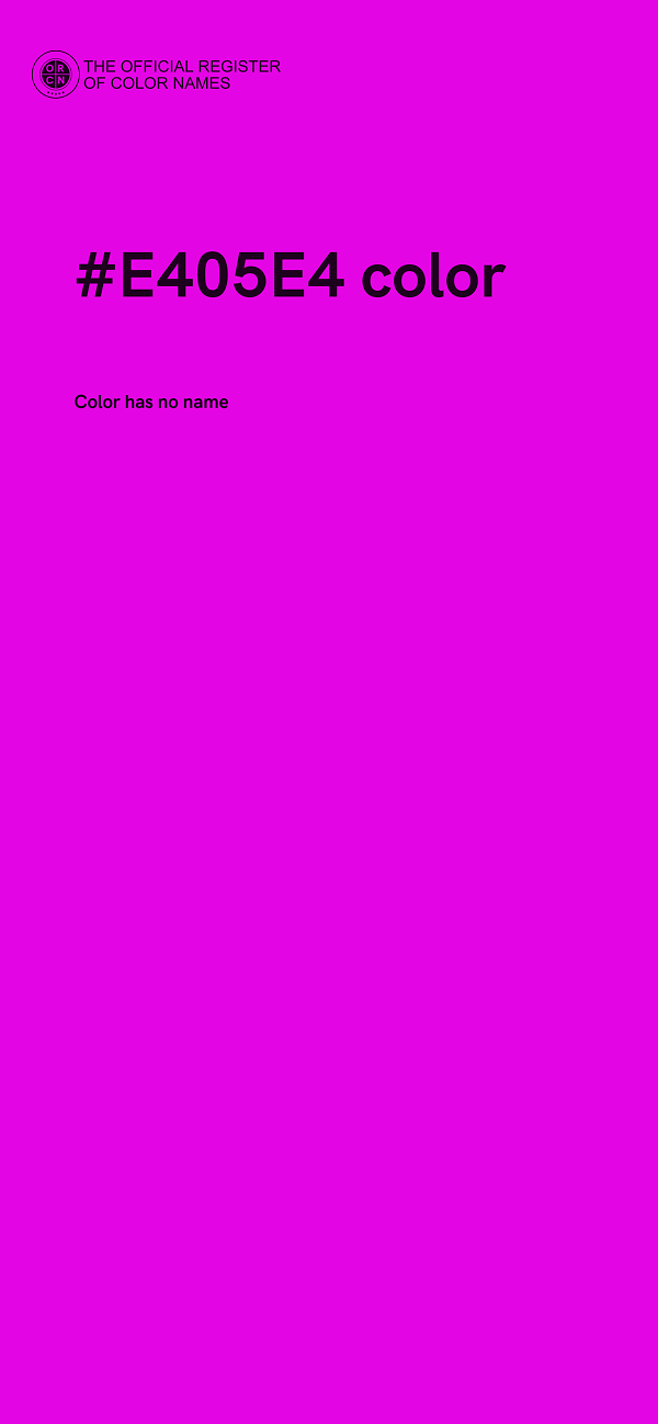 #E405E4 color image