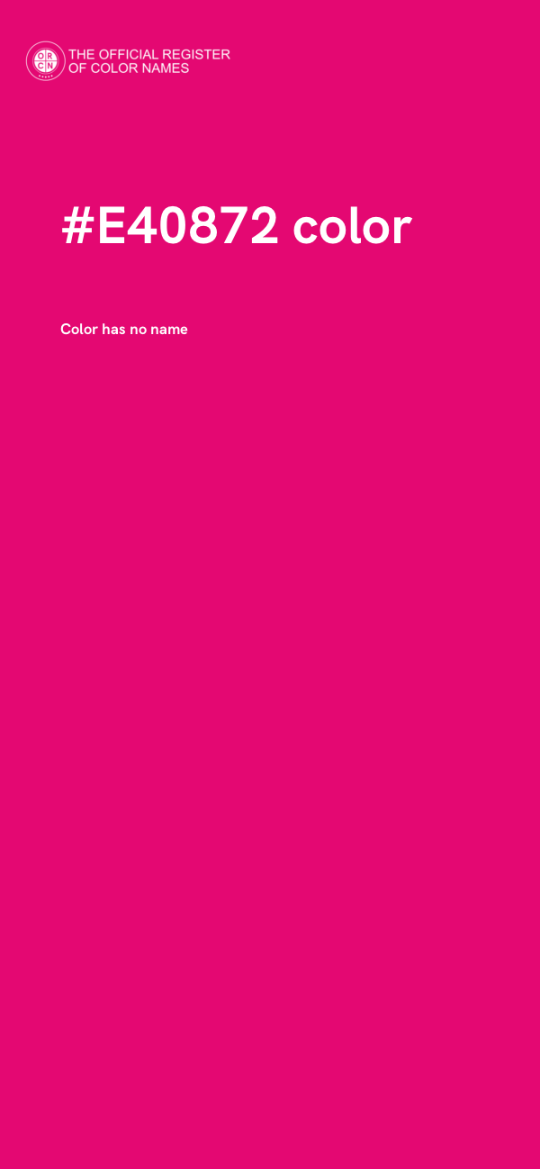 #E40872 color image