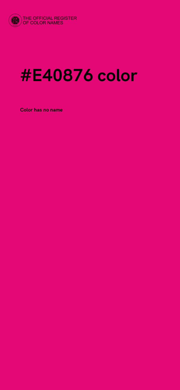 #E40876 color image
