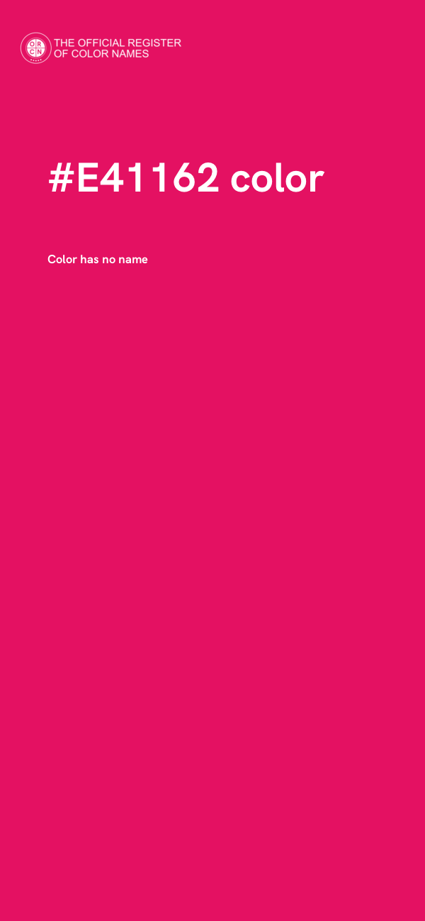 #E41162 color image